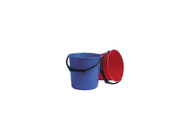 Bøtte plast 10 liter rød 